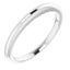 Sterling Silver Band for 5.2 mm Round Ring