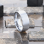 AIRES Flat Brush Finish Center Polished Edges Tungsten Carbide Ring - 4mm - 10mm