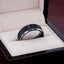 ASTON Black Brushed Center Tungsten Ring with Polished Beveled Edges - 4mm - 10mm