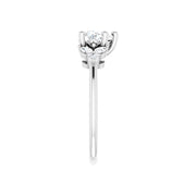 HAILEY 14K White Gold Pear Cut Lab Grown Diamond Engagement Ring