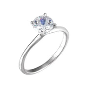 FIONA Lab Diamond Engagement Ring in Silver