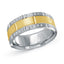 14K White Gold with 14K Yellow Gold Ring from the Executif Collection by Malo