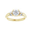 GILDA 14K Yellow Round Engagement Ring