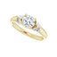 GILDA 14K Yellow Round Engagement Ring