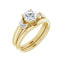 GILDA 14K Yellow Round Engagement Ring