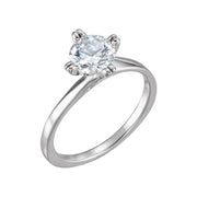 GWENDOLYN Lab Diamond Engagement Ring in 14K White Gold