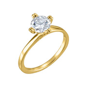 GWENDOLYN Lab Diamond Engagement Ring in 14K Yellow Gold