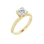 HANNAH 14K Yellow Gold Round Lab Grown Diamond Solitaire Engagement Ring