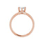 HONORA Lab Diamond Engagement Ring in 14K Rose Gold