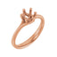 HONORA Lab Diamond Engagement Ring in 14K Rose Gold