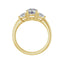 IDALIA 14K Yellow Gold Round Lab Grown Diamond Engagement Ring