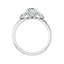 BUTTERCUP 14K White Gold Oval Lab Grown Diamond Engagement Ring