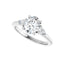 BUTTERCUP 14K White Gold Oval Lab Grown Diamond Engagement Ring