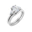 BUTTERCUP 14K White Gold Oval Lab Grown Diamond Engagement Ring