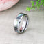 MAUI Tungsten Wedding Band with Mother of Pearl Inlay - 4mm - 10mm