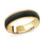 14K Yellow Gold Ring from the Noir Collection by Malo