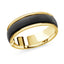 14K Yellow Gold Ring from the Noir Collection by Malo