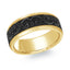 14K Yellow Gold Ring from the Noir Collection by Malo