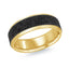 14K Yellow Gold Ring from the Noir Collection by Malo