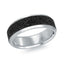 14K White Gold Ring from the Noir Collection by Malo