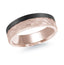 14K Rose Gold Ring from the Noir Collection by Malo