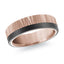 14K Rose Gold Ring from the Noir Collection by Malo