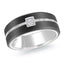 14K White Gold Ring from the Noir Collection by Malo