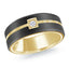 14K Yellow Gold Ring from the Noir Collection by Malo