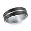 14K White Gold Ring from the Noir Collection by Malo