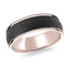 14K Rose Gold Ring from the Noir Collection by Malo