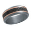 14K Rose Gold with Carbon Fiber Ring from the Tantalum Collection by Malo