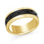 14K Yellow Gold Ring from the Titanium Collection by Malo