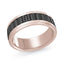 14K Rose Gold Ring from the Titanium Collection by Malo