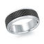 14K White Gold Ring from the Titanium Collection by Malo