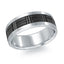 14K White Gold Ring from the Titanium Collection by Malo