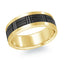 14K Yellow Gold Ring from the Titanium Collection by Malo