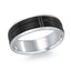 14K White Gold Ring from the Titanium Collection by Malo