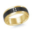 14K Yellow Gold Ring from the Titanium Collection by Malo