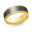 14K Yellow Gold Ring from the Tantalum Collection by Malo