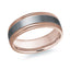 14K Rose Gold Ring from the Tantalum Collection by Malo