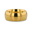 ORO Traditional Domed Gold-Plated Tungsten Carbide Wedding Ring - 4mm - 10mm