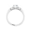 GILDA Platinum Round Engagement Ring