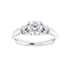 GILDA Platinum Round Engagement Ring