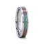 STINGRAY Tungsten Carbide Ring with Blue/Purple Color Changing Inlay - 4mm - 10mm