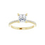 SADIE 14K Yellow Gold Square Princess Cut Lab Grown Diamond Engagement Ring