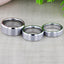 SHEFFIELD Flat Beveled Edges Tungsten Ring with Brushed Center - 4mm - 12mm