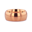 SOL Traditional Domed Rose Gold Plated Tungsten Carbide Wedding Ring - 4mm - 8mm