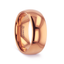 SOL Traditional Domed Rose Gold Plated Tungsten Carbide Wedding Ring - 4mm - 8mm