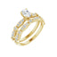 SOLANA 14K Yellow Gold Oval Lab Grown Diamond Engagement Ring