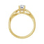 TALA 14K Yellow Gold Round Lab Grown Diamond Engagement Ring